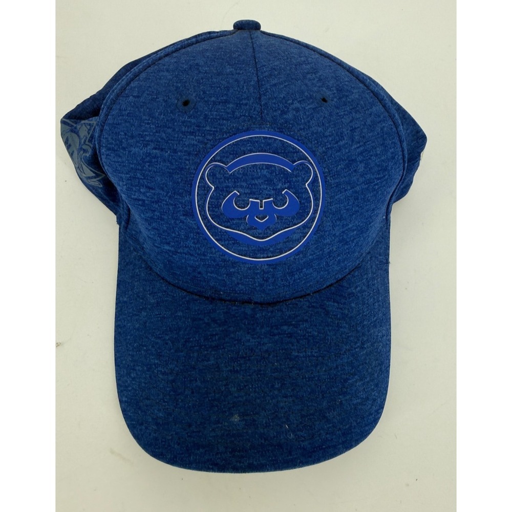 Chicago Cubs New Era 39THIRTY Stretch Fit Cap Blue‎ Tonal Logo MLB S/M
